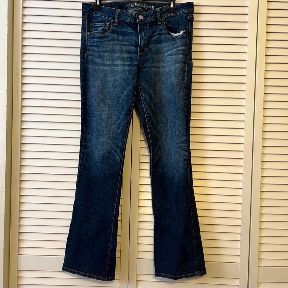 American eagle boot cut jeans size 14